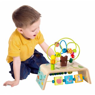 Medinis edukacinis ergoterapinis labirintas vaikams | Forest Beads Coaster | Classic World CW5052